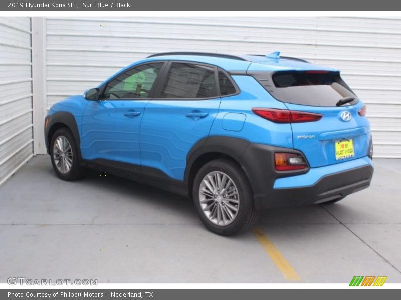 Surf Blue / Black 2019 Hyundai Kona SEL