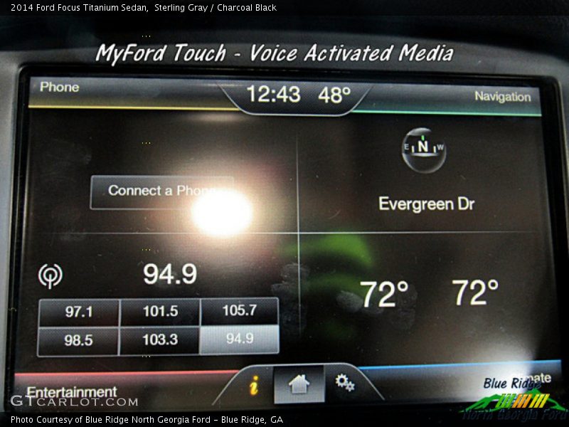 Sterling Gray / Charcoal Black 2014 Ford Focus Titanium Sedan