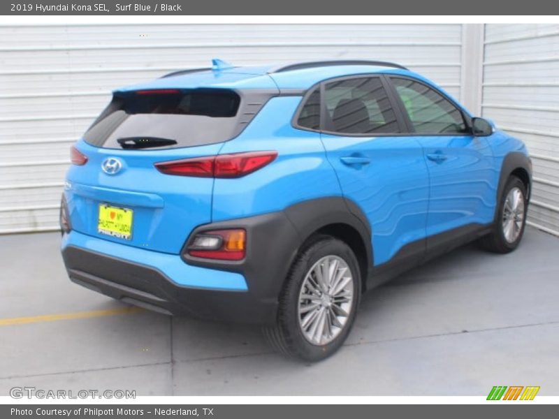 Surf Blue / Black 2019 Hyundai Kona SEL