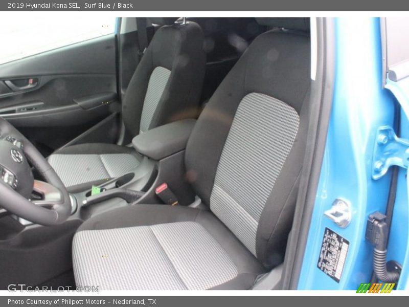 Surf Blue / Black 2019 Hyundai Kona SEL