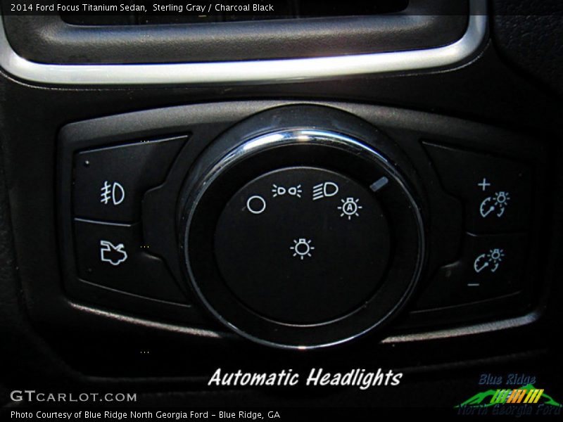 Sterling Gray / Charcoal Black 2014 Ford Focus Titanium Sedan