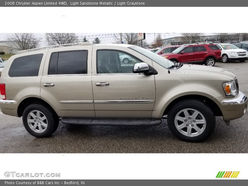 Light Sandstone Metallic / Light Graystone 2008 Chrysler Aspen Limited 4WD