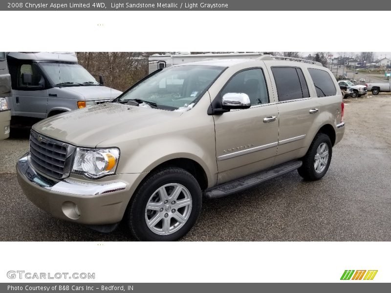 Light Sandstone Metallic / Light Graystone 2008 Chrysler Aspen Limited 4WD