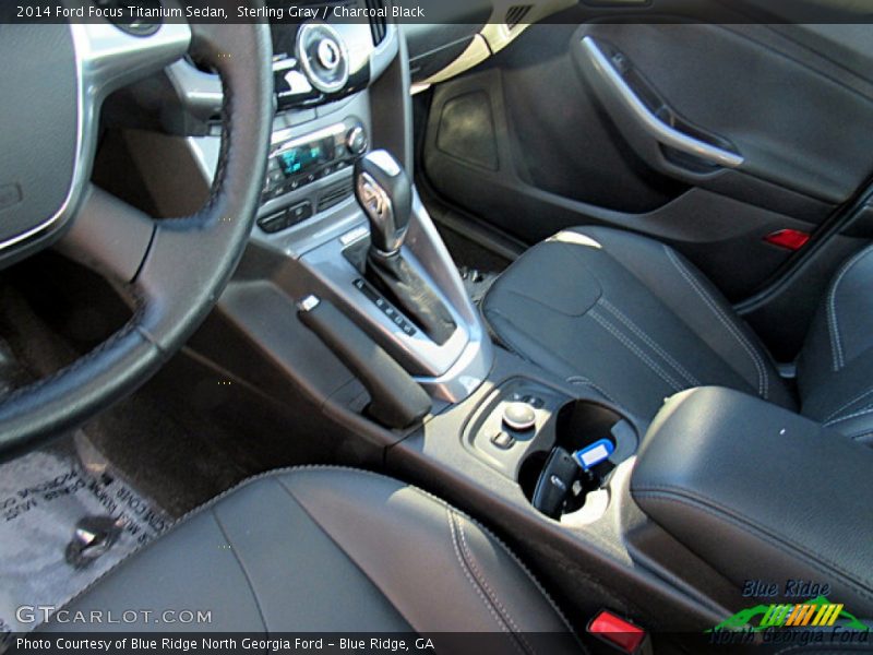 Sterling Gray / Charcoal Black 2014 Ford Focus Titanium Sedan