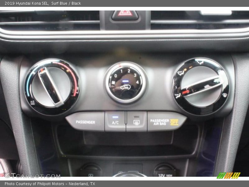 Surf Blue / Black 2019 Hyundai Kona SEL