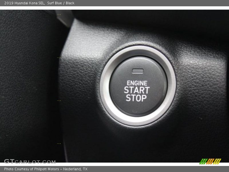 Surf Blue / Black 2019 Hyundai Kona SEL