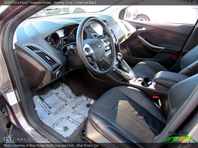 Sterling Gray / Charcoal Black 2014 Ford Focus Titanium Sedan