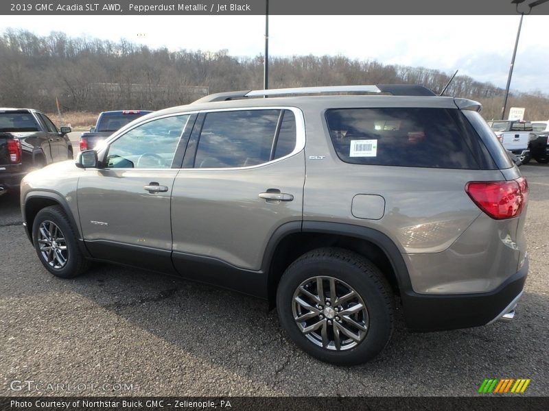Pepperdust Metallic / Jet Black 2019 GMC Acadia SLT AWD