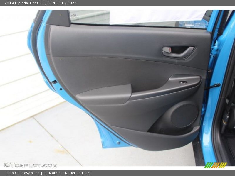 Surf Blue / Black 2019 Hyundai Kona SEL