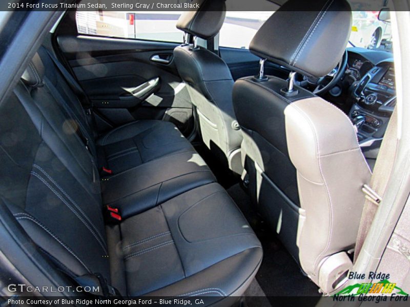 Sterling Gray / Charcoal Black 2014 Ford Focus Titanium Sedan