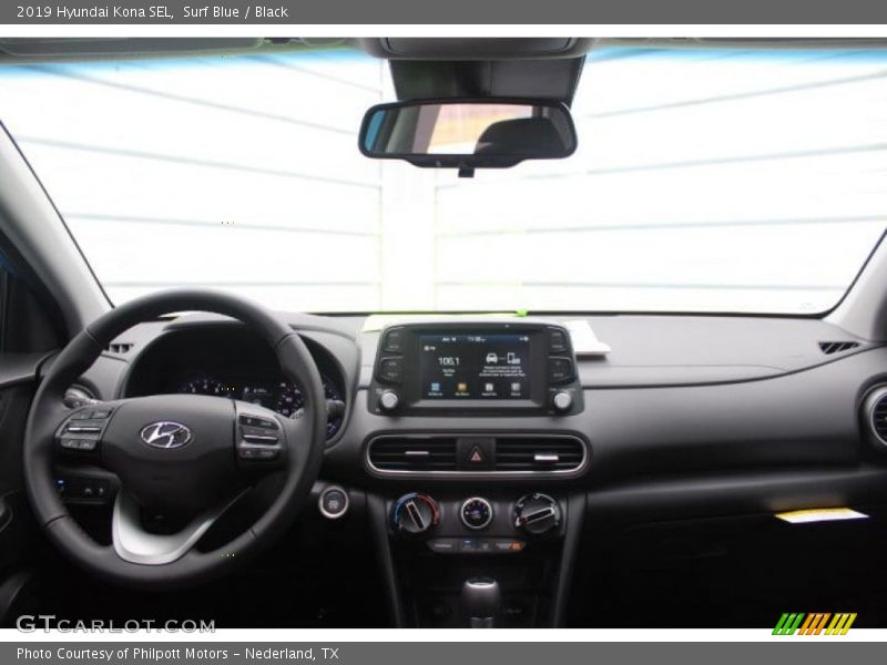 Surf Blue / Black 2019 Hyundai Kona SEL