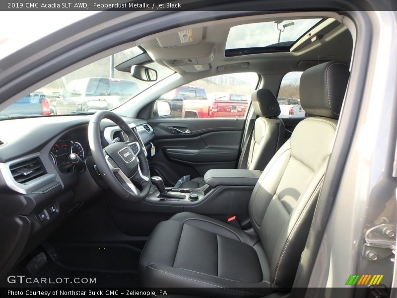 Pepperdust Metallic / Jet Black 2019 GMC Acadia SLT AWD