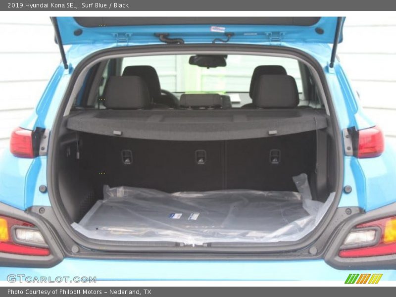 Surf Blue / Black 2019 Hyundai Kona SEL