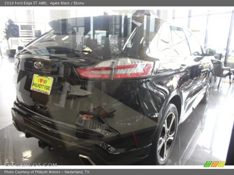 Agate Black / Ebony 2019 Ford Edge ST AWD