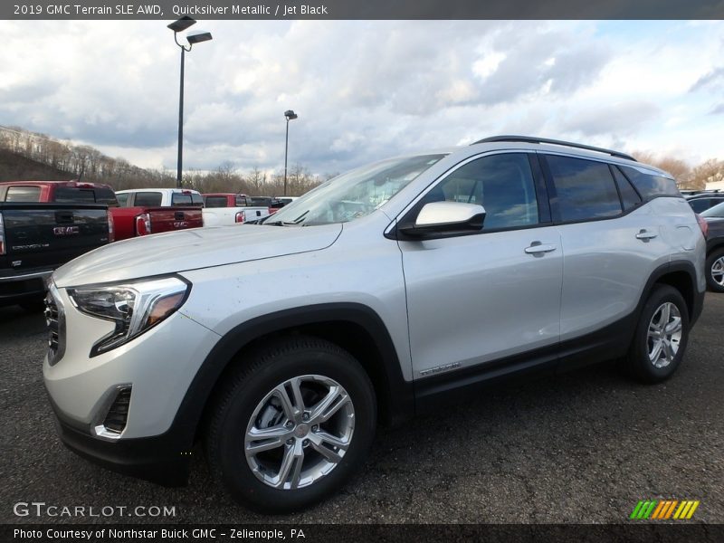 Quicksilver Metallic / Jet Black 2019 GMC Terrain SLE AWD