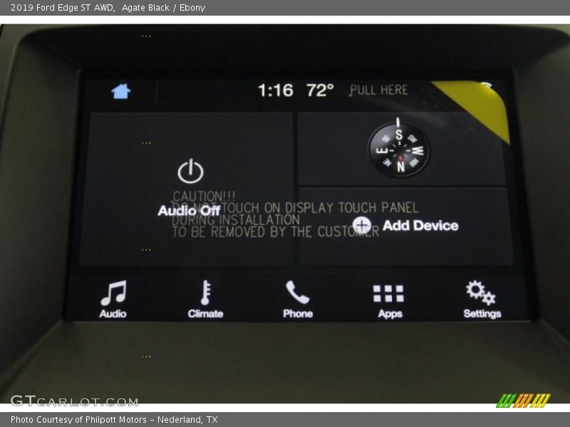 Agate Black / Ebony 2019 Ford Edge ST AWD
