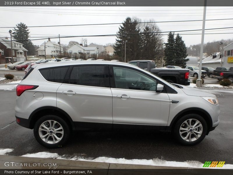 Ingot Silver / Chromite Gray/Charcoal Black 2019 Ford Escape SE 4WD