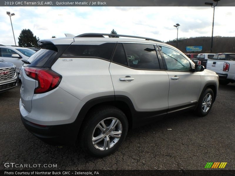 Quicksilver Metallic / Jet Black 2019 GMC Terrain SLE AWD