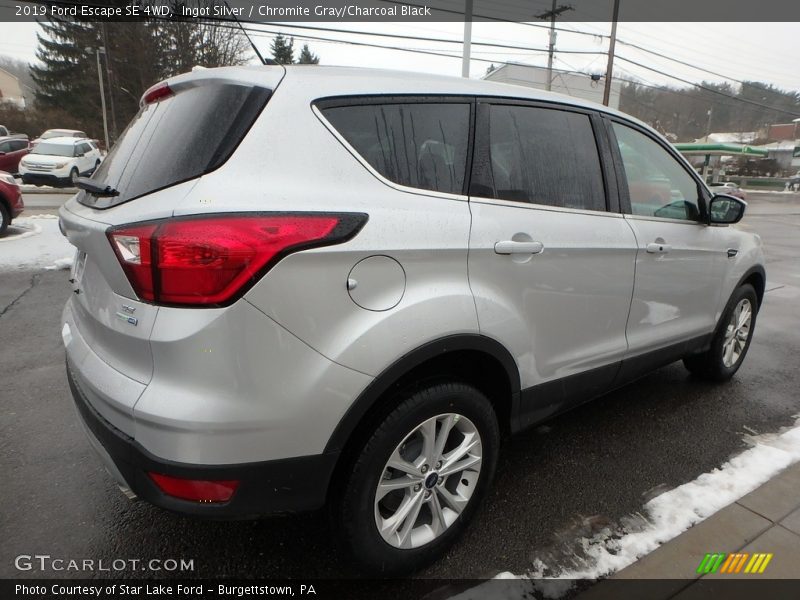 Ingot Silver / Chromite Gray/Charcoal Black 2019 Ford Escape SE 4WD