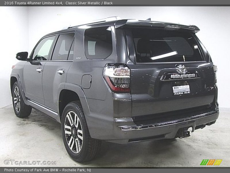 Classic Silver Metallic / Black 2016 Toyota 4Runner Limited 4x4