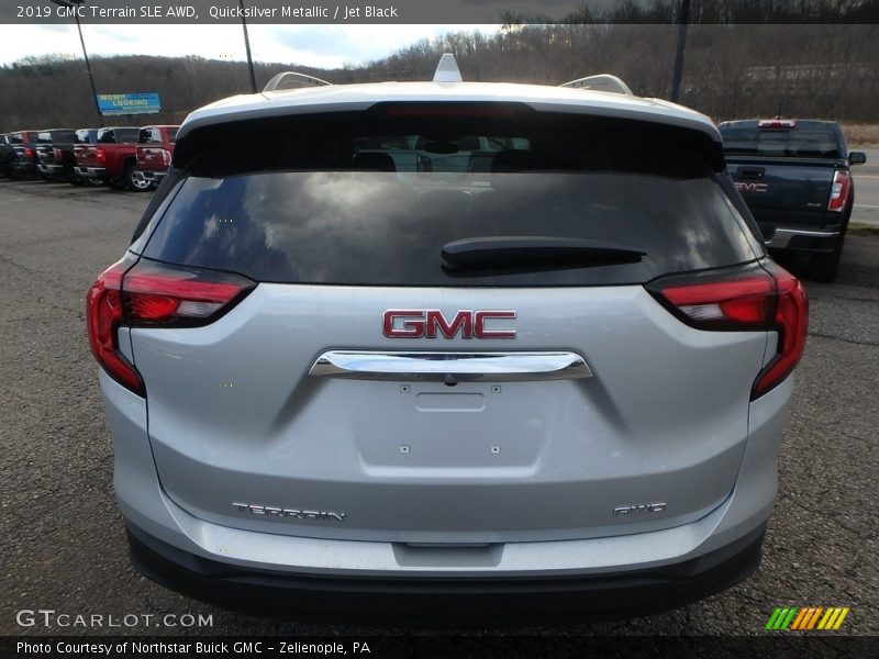 Quicksilver Metallic / Jet Black 2019 GMC Terrain SLE AWD