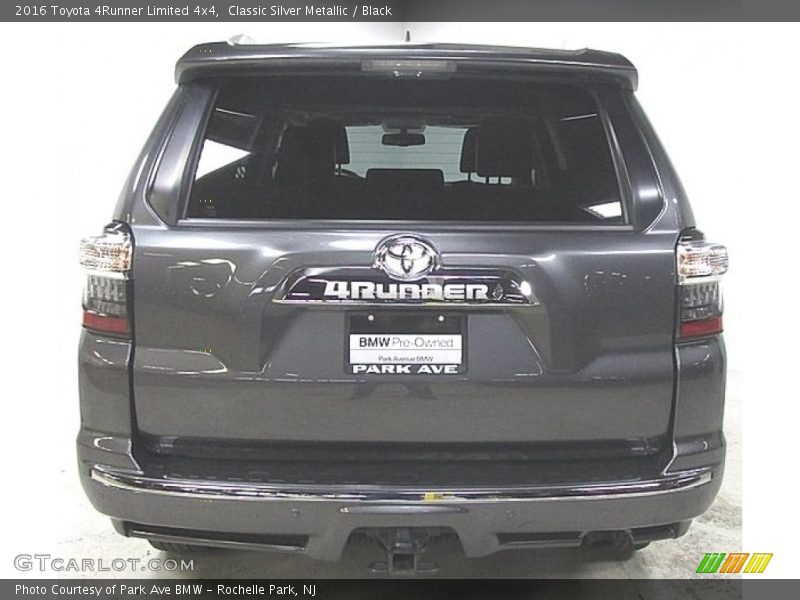 Classic Silver Metallic / Black 2016 Toyota 4Runner Limited 4x4