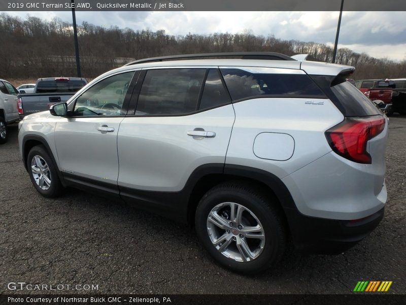 Quicksilver Metallic / Jet Black 2019 GMC Terrain SLE AWD