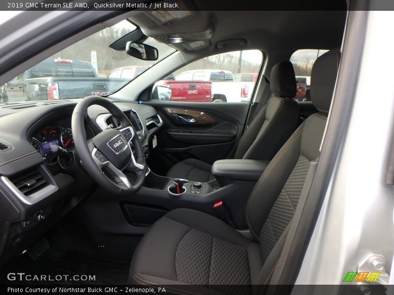 Quicksilver Metallic / Jet Black 2019 GMC Terrain SLE AWD