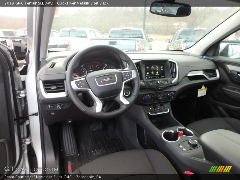 Quicksilver Metallic / Jet Black 2019 GMC Terrain SLE AWD