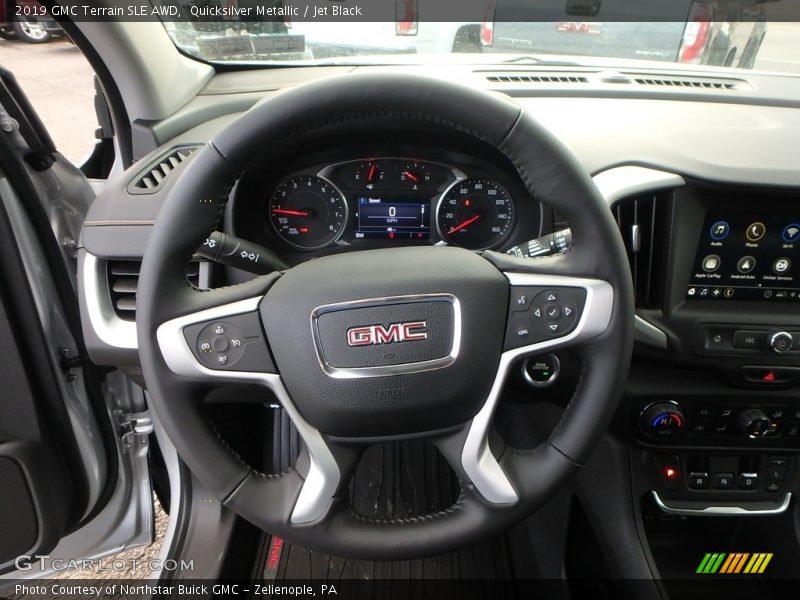 Quicksilver Metallic / Jet Black 2019 GMC Terrain SLE AWD