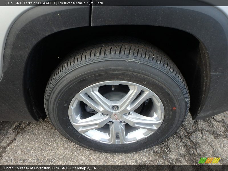 Quicksilver Metallic / Jet Black 2019 GMC Terrain SLE AWD