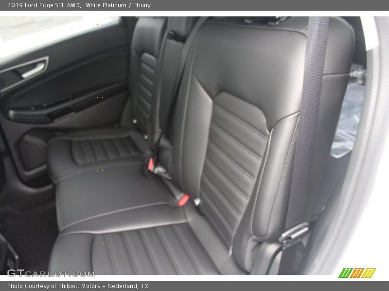 White Platinum / Ebony 2019 Ford Edge SEL AWD