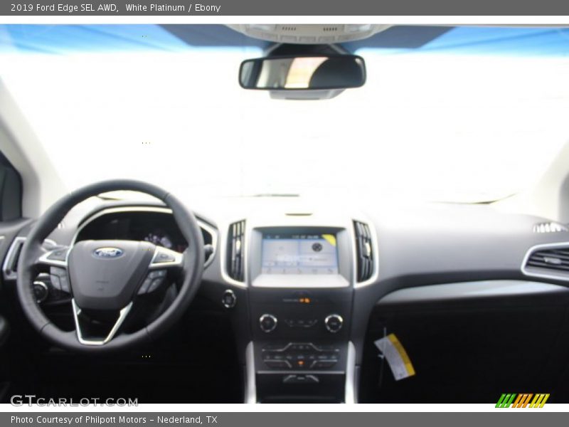 White Platinum / Ebony 2019 Ford Edge SEL AWD