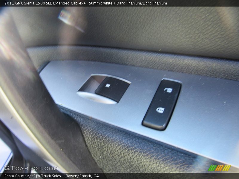 Summit White / Dark Titanium/Light Titanium 2011 GMC Sierra 1500 SLE Extended Cab 4x4