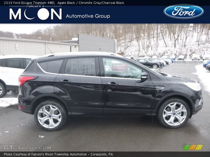 Agate Black / Chromite Gray/Charcoal Black 2019 Ford Escape Titanium 4WD