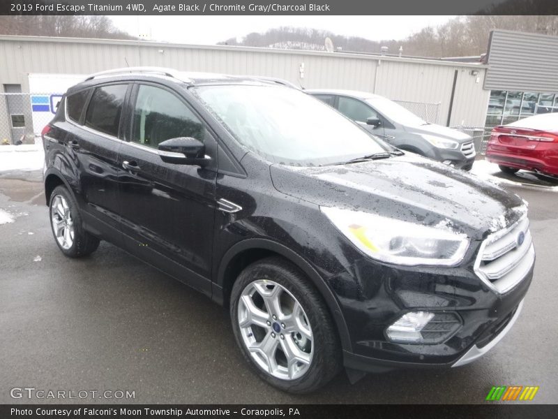 Agate Black / Chromite Gray/Charcoal Black 2019 Ford Escape Titanium 4WD