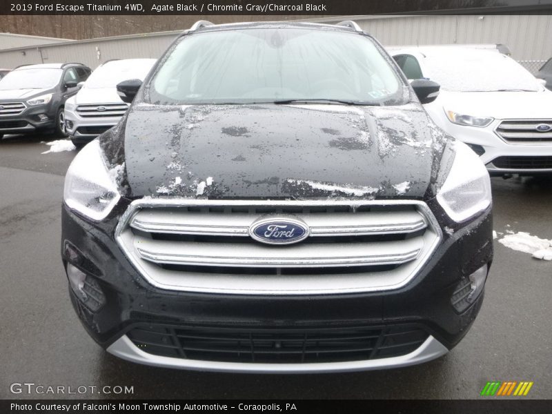 Agate Black / Chromite Gray/Charcoal Black 2019 Ford Escape Titanium 4WD
