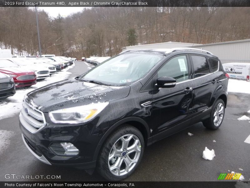 Agate Black / Chromite Gray/Charcoal Black 2019 Ford Escape Titanium 4WD