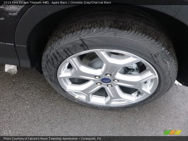 Agate Black / Chromite Gray/Charcoal Black 2019 Ford Escape Titanium 4WD