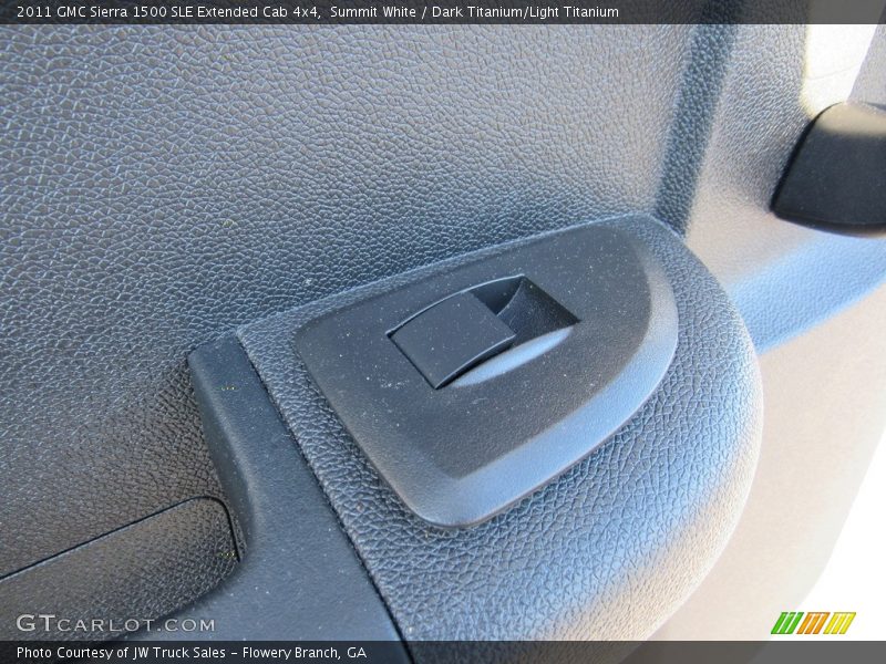 Summit White / Dark Titanium/Light Titanium 2011 GMC Sierra 1500 SLE Extended Cab 4x4