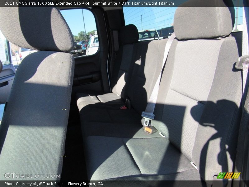Summit White / Dark Titanium/Light Titanium 2011 GMC Sierra 1500 SLE Extended Cab 4x4