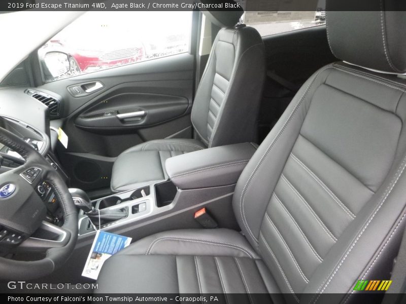 Agate Black / Chromite Gray/Charcoal Black 2019 Ford Escape Titanium 4WD