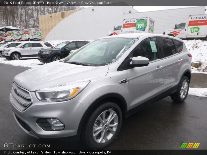 Ingot Silver / Chromite Gray/Charcoal Black 2019 Ford Escape SE 4WD