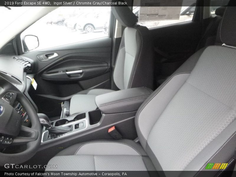 Ingot Silver / Chromite Gray/Charcoal Black 2019 Ford Escape SE 4WD