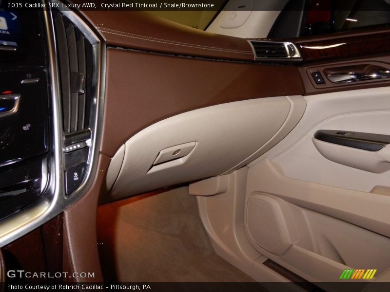 Crystal Red Tintcoat / Shale/Brownstone 2015 Cadillac SRX Luxury AWD