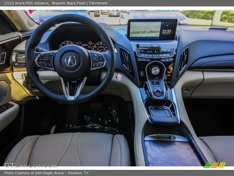 Majestic Black Pearl / Parchment 2019 Acura RDX Advance