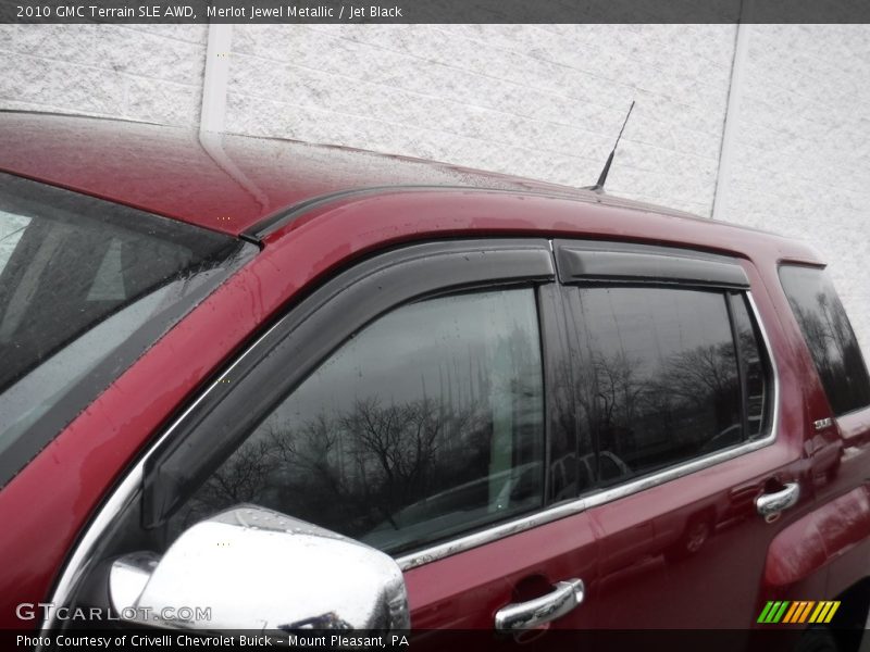Merlot Jewel Metallic / Jet Black 2010 GMC Terrain SLE AWD