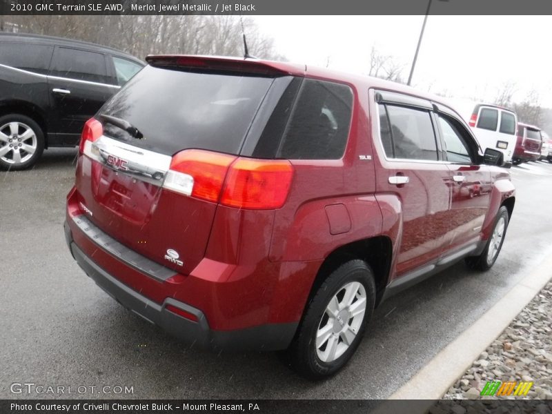 Merlot Jewel Metallic / Jet Black 2010 GMC Terrain SLE AWD