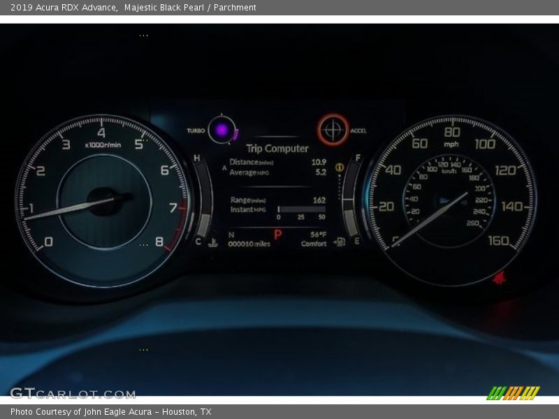 Majestic Black Pearl / Parchment 2019 Acura RDX Advance