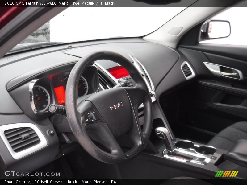 Merlot Jewel Metallic / Jet Black 2010 GMC Terrain SLE AWD